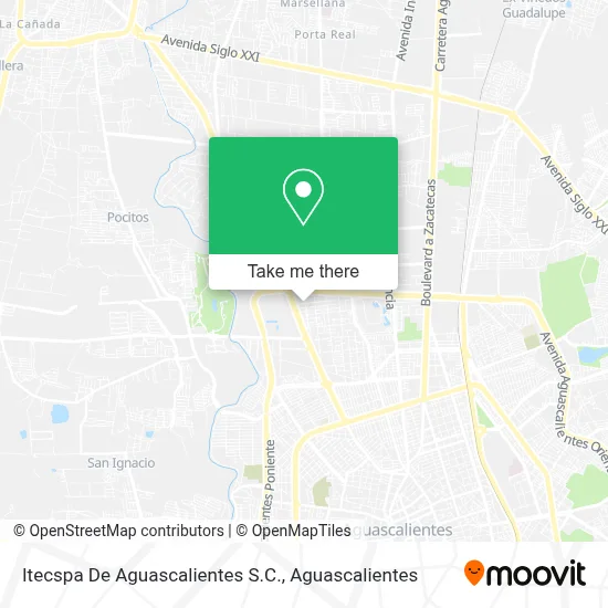 Itecspa De Aguascalientes S.C. map