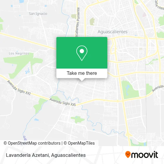 Lavandería Azetani map