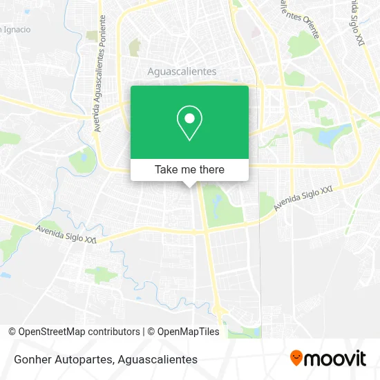 Gonher Autopartes map