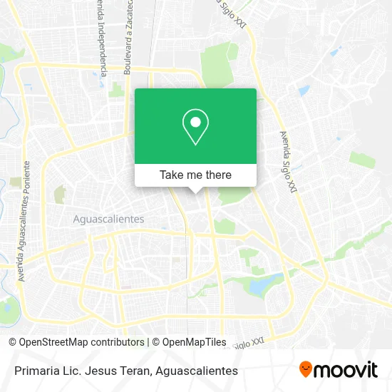 Primaria Lic. Jesus Teran map