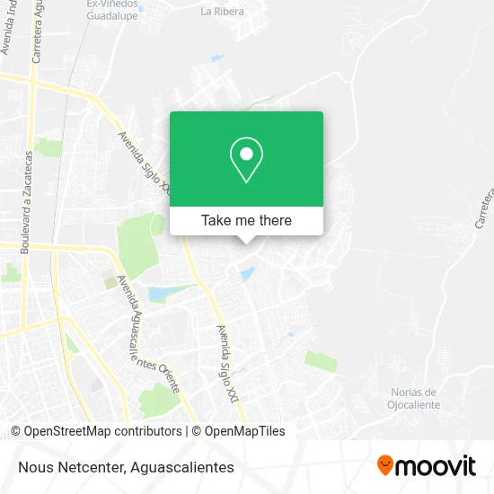 Nous Netcenter map