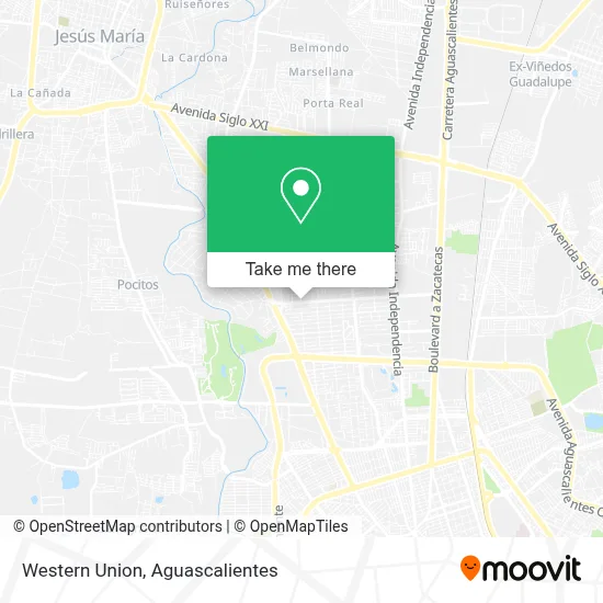 Western Union map