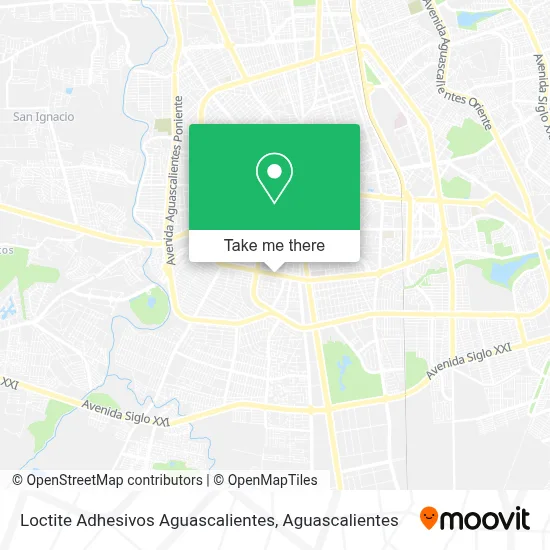 Loctite Adhesivos Aguascalientes map