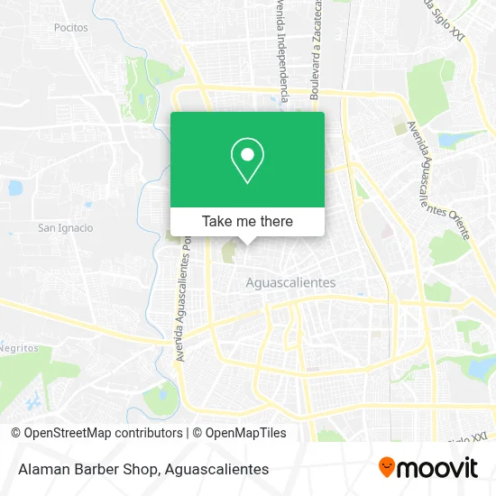Alaman Barber Shop map