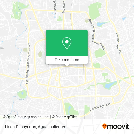 Licea Desayunos map