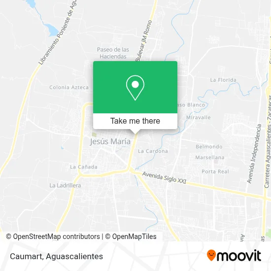 Caumart map