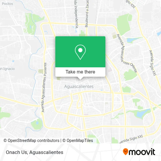 Onach Us map