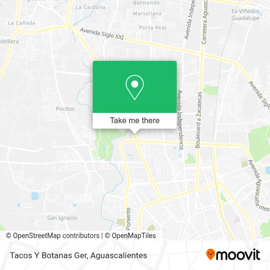 Tacos Y Botanas Ger map