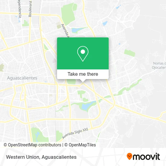 Western Union map