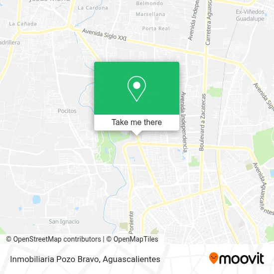 Inmobiliaria Pozo Bravo map