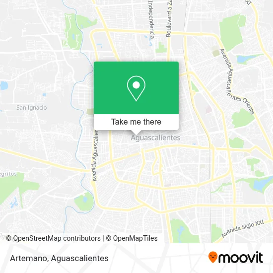 Artemano map