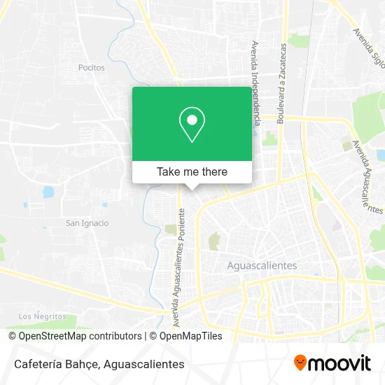 Cafetería Bahçe map