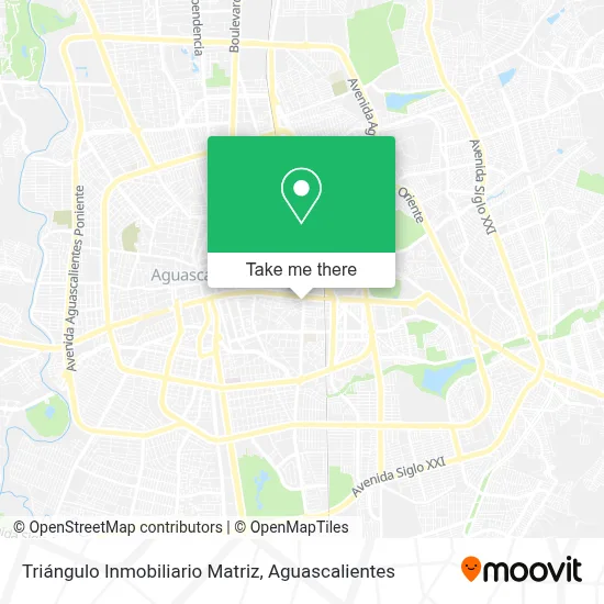 Triángulo Inmobiliario Matriz map