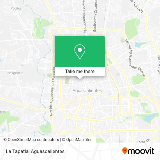 La Tapatia map