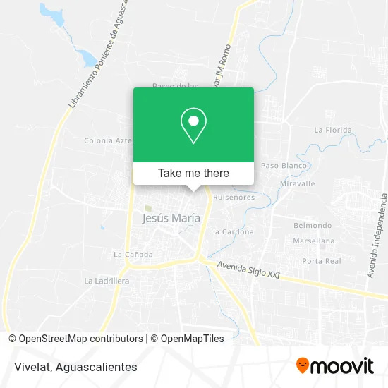 Vivelat map
