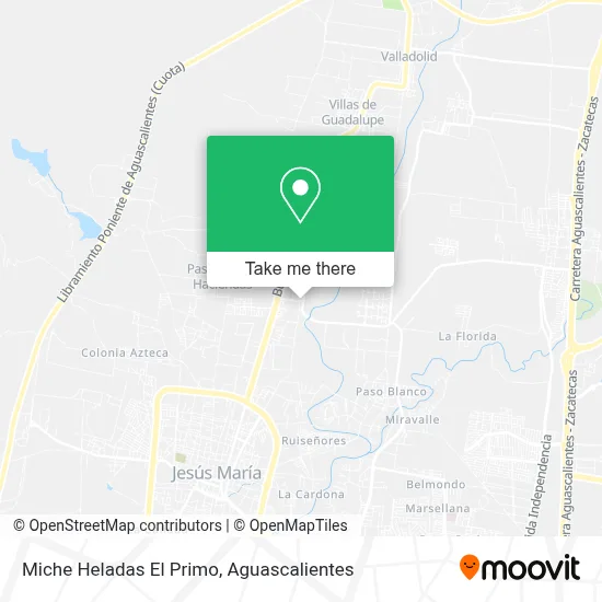 Miche Heladas El Primo map