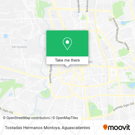 Tostadas Hermanos Montoya map