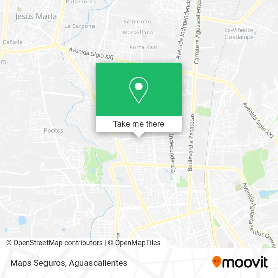 Maps Seguros map