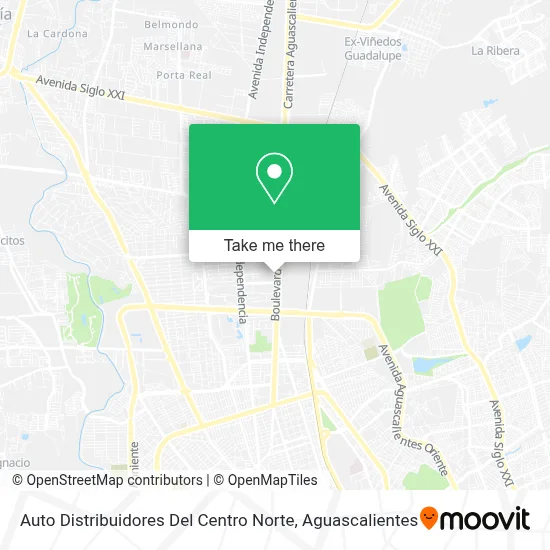 Auto Distribuidores Del Centro Norte map