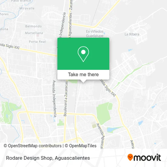 Rodare Design Shop map