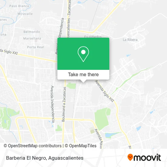 Barberia El Negro map