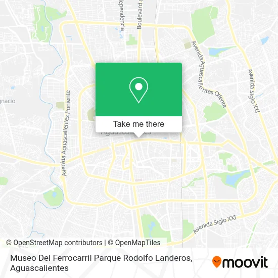 Museo Del Ferrocarril Parque Rodolfo Landeros map