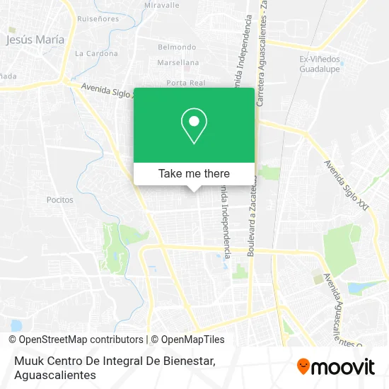 Muuk Centro De Integral De Bienestar map