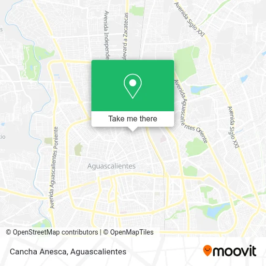 Cancha Anesca map
