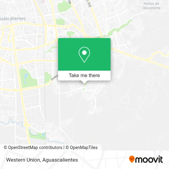 Western Union map