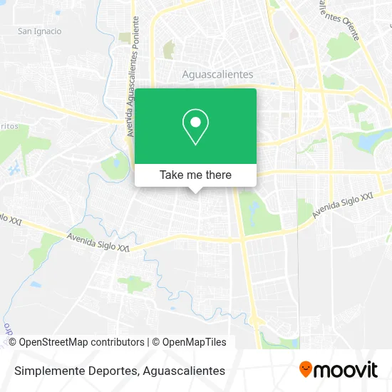 Simplemente Deportes map