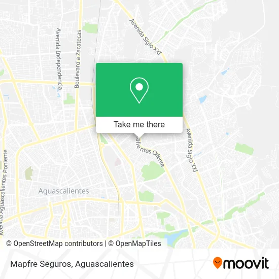 Mapfre Seguros map