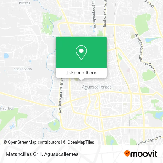 Matancillas Grill map