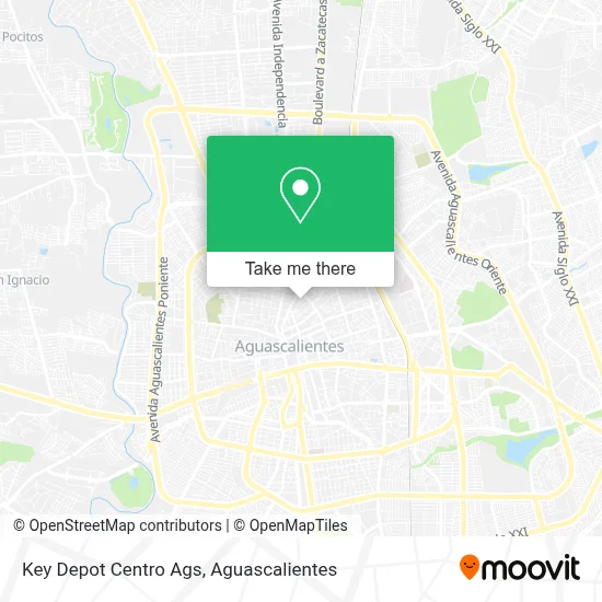Key Depot Centro Ags map