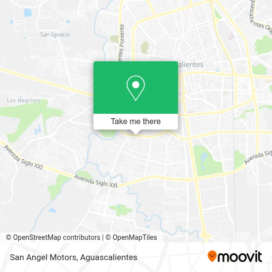 San Angel Motors map