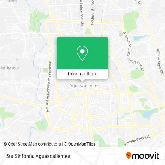5ta Sinfonía map
