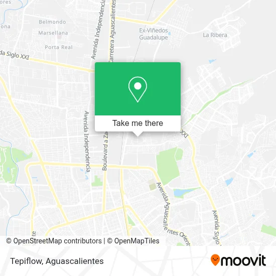 Tepiflow map