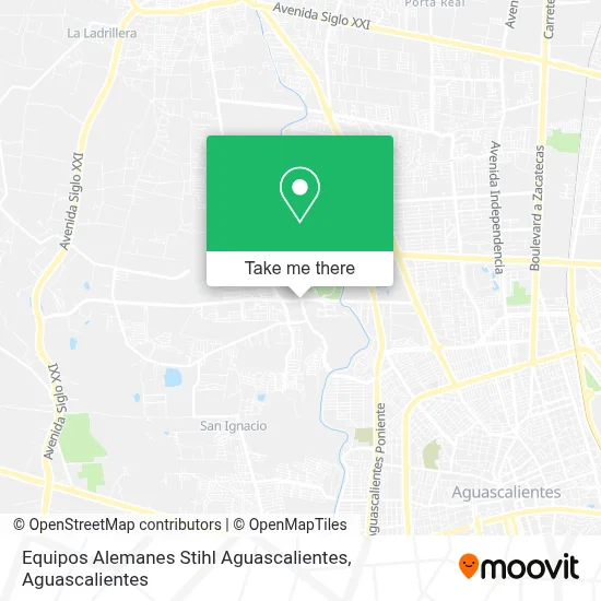 Equipos Alemanes Stihl Aguascalientes map