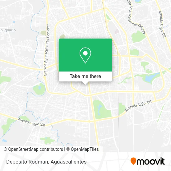 Deposito Rodman map