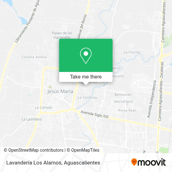 Lavanderia Los Alamos map