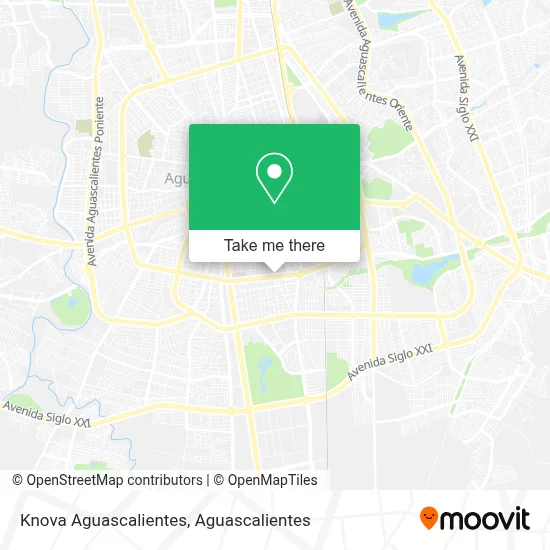 Knova Aguascalientes map