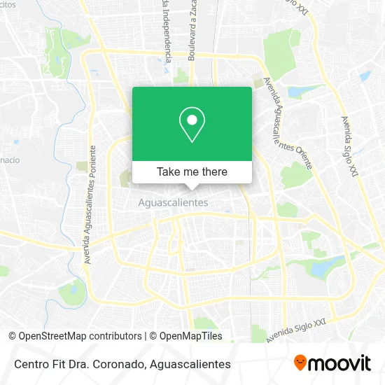 Centro Fit Dra. Coronado map