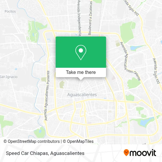 Speed Car Chiapas map