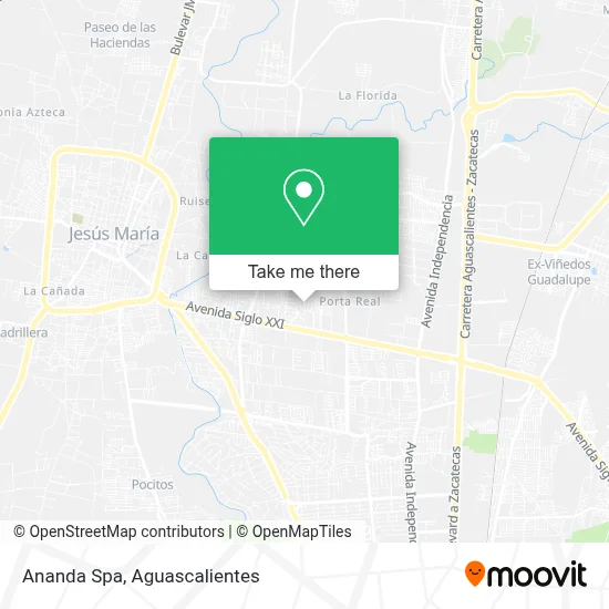 Ananda Spa map