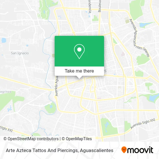 Arte Azteca Tattos And Piercings map