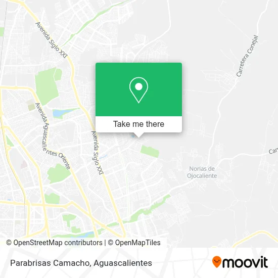 Parabrisas Camacho map