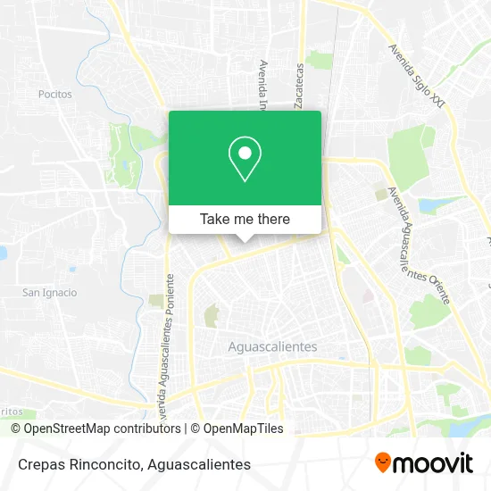 Crepas Rinconcito map
