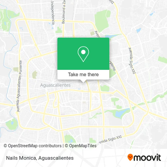Nails Monica map