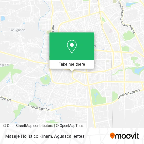 Masaje Holistico Kinam map