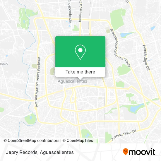 Japry Records map