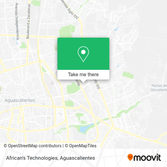 African's Technologies map
